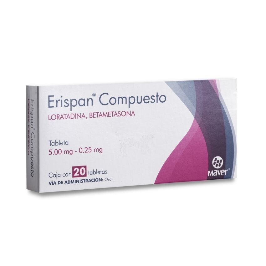 ERISPAN COMP 5/0.25 MG 20 TAB