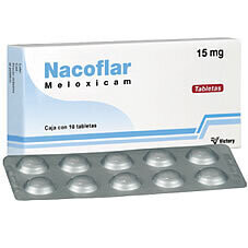 NACOFLAR 15 MG 10 TAB