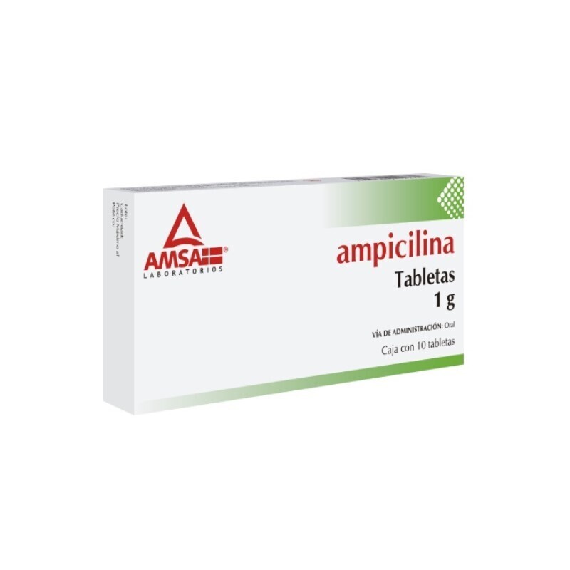AMPICILINA 1 G 10 TAB AMSA