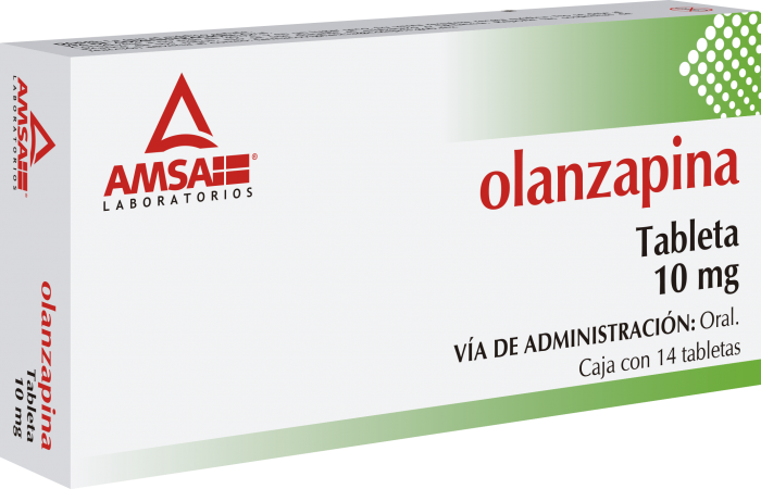 OLANZAPINA 10 MG 14 TAB AMSA