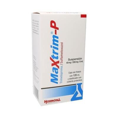 MAXTRIM-P 40/200MG/5 ML SUSP 120 ML