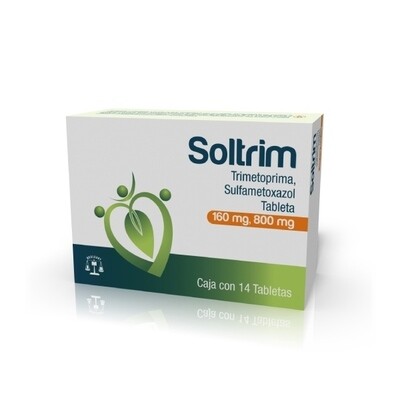 SOLTRIM-F 160/800 MG 14 TAB