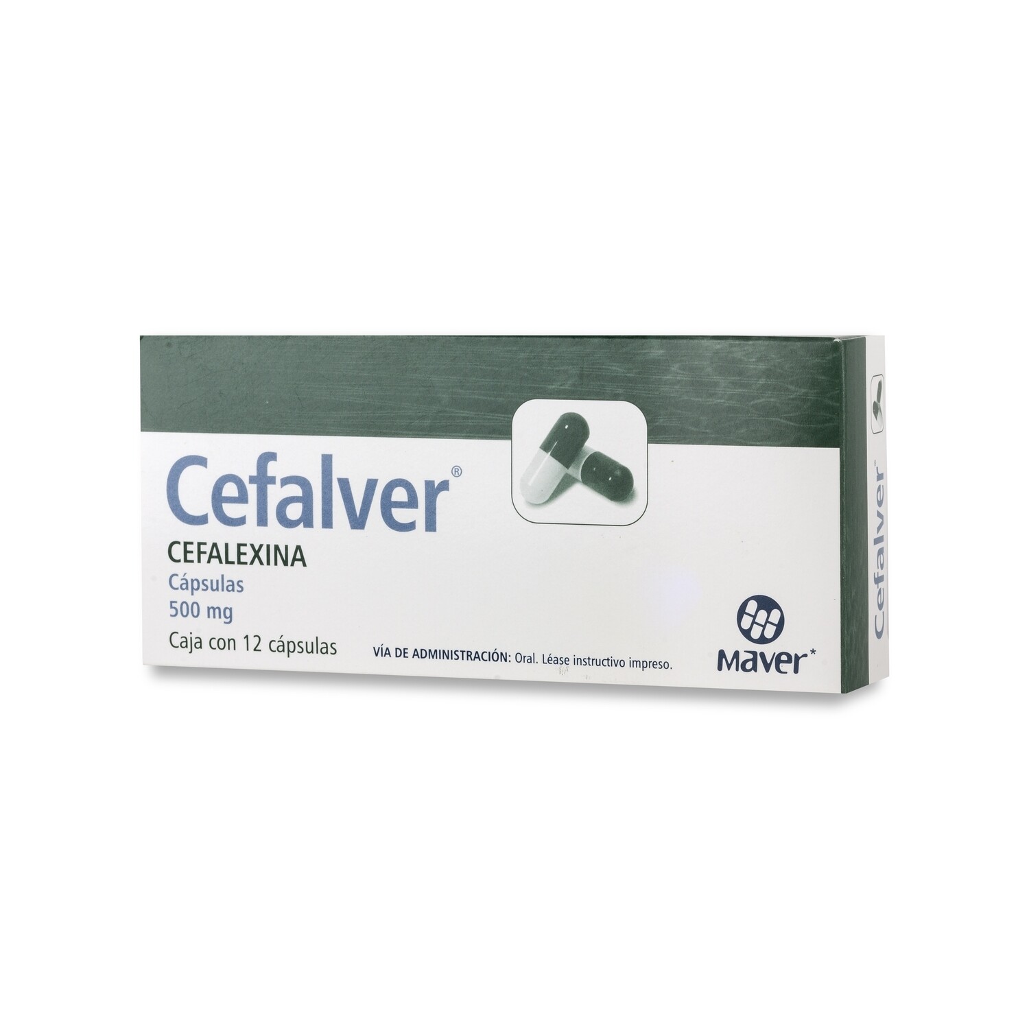 CEFALVER 500 MG 12 CAP