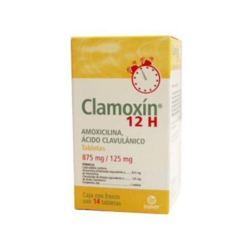 CLAMOXIN 12 H 875/125 MG 14 TAB