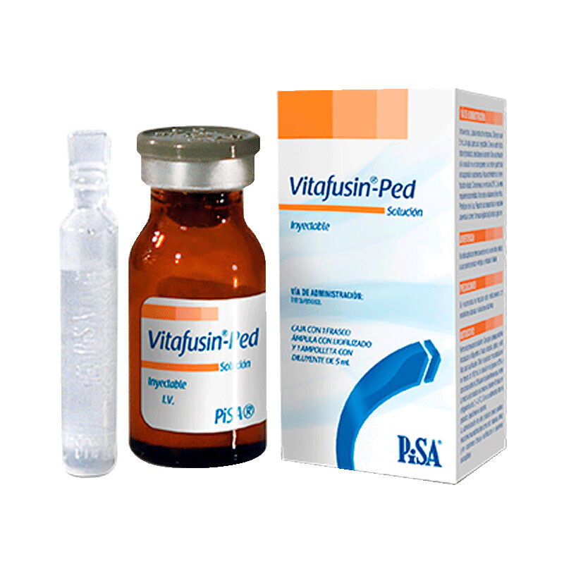 VITAFUSIN PEDIATRICO FCO AMP IV 5 ML