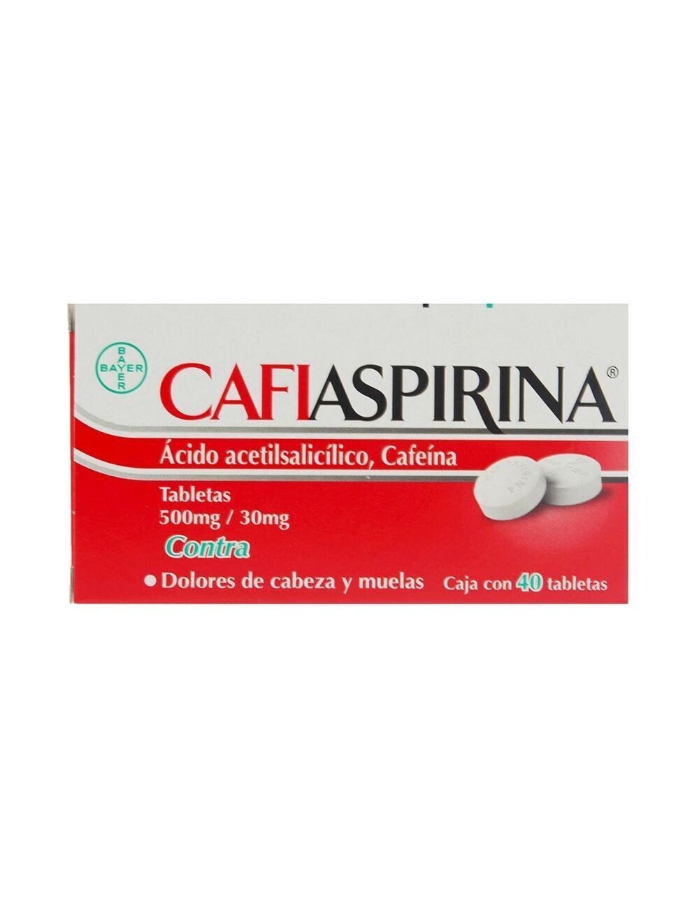 CAFIASPIRINA 500/30 MG 40 TAB