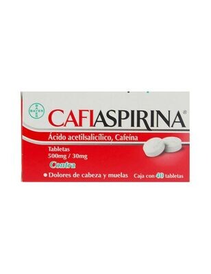 CAFIASPIRINA 500/30 MG 40 TAB