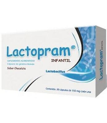 LACTOPRAM INFANTIL 150 MG 20 CAP