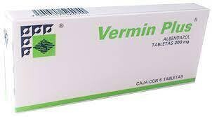 VERMIN PLUS 200 MG 6 TAB