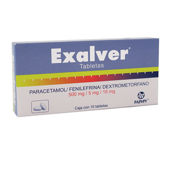 EXALVER 500/5/15 MG 10 TAB
