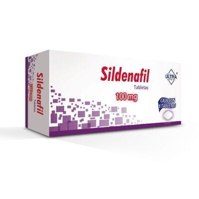 SILDENAFIL 100 MG 8 TAB ULTRA