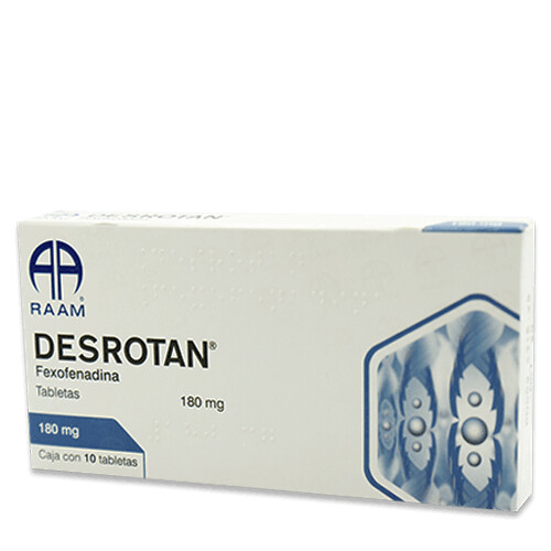 DESROTAN 180 MG 10 TAB