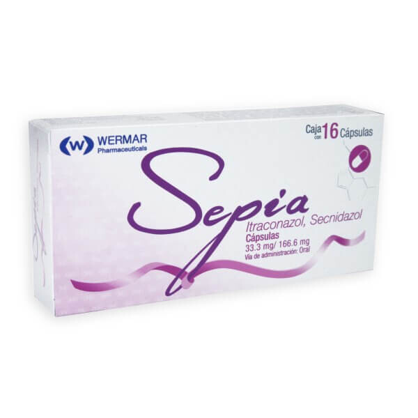 SEPIA 166.66/33.3 MG 16 CAP