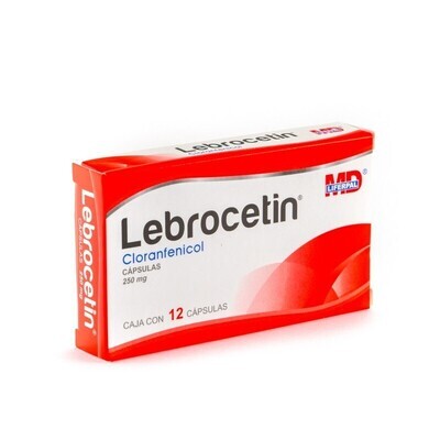 LEBROCETIN 250 MG 12 CAP