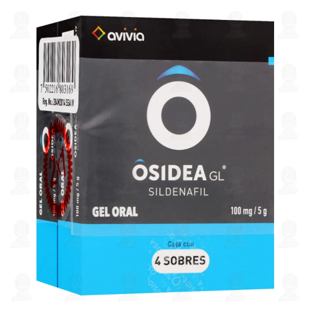 OSIDEA 2X1 100 MG GEL 4 SOBRES