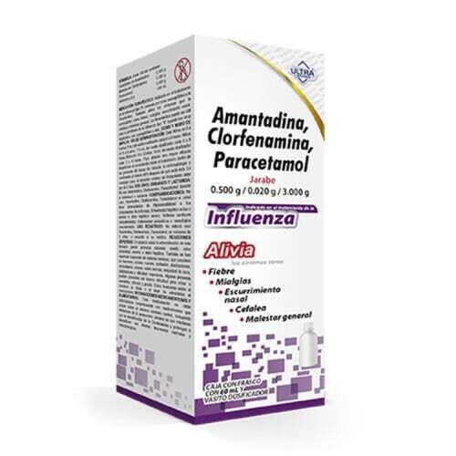 PARARACETAMOL, AMANTADINA, CLORFENAMINA 3/0.5/0.02 G  SOL 60 ML ULTRA