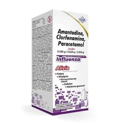 PARARACETAMOL, AMANTADINA, CLORFENAMINA 3/0.5/0.02 G  SOL 60 ML ULTRA