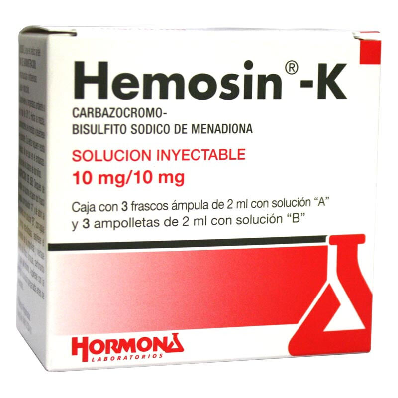 HEMOSIN-K 10/10 MG/4 ML  3 AMP