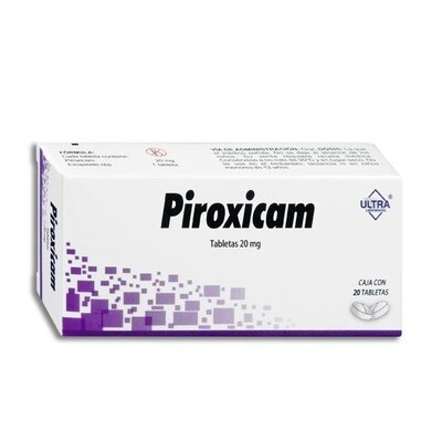 PIROXICAM 20 MG 20 TAB ULTRA