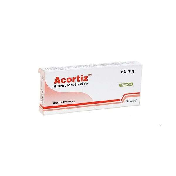 ACORTIZ 50 MG 20 TAB