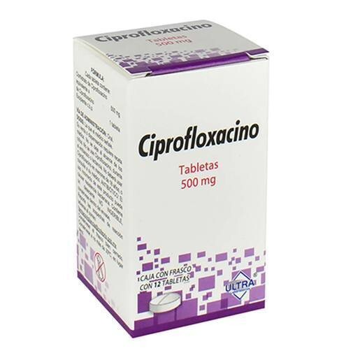 CIPROFLOXACINO 500 MG 12 CAP ULTRA