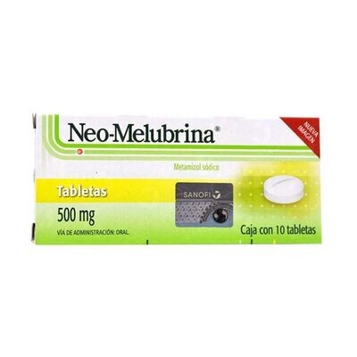 NEO-MELUBRINA 500 MG 10 TAB