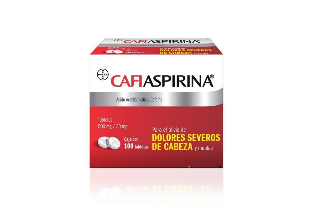 CAFIASPIRINA 500/30 MG 100 TAB