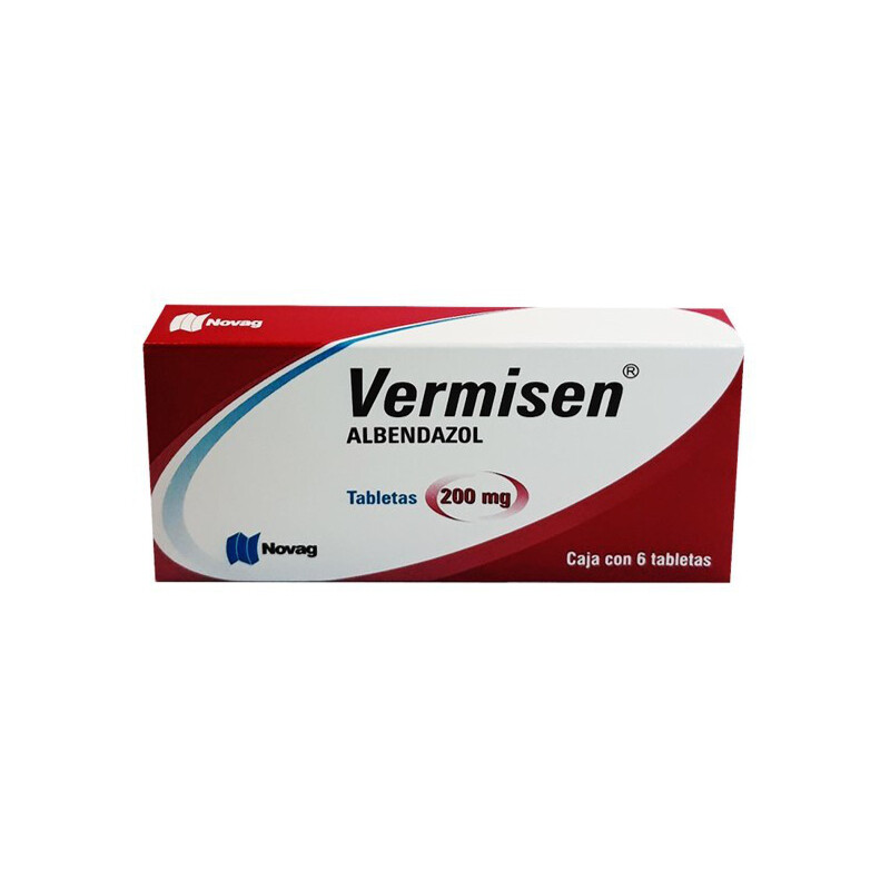 VERMISEN 200 MG 6 TAB