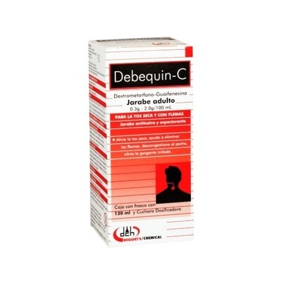 DEBEQUIN-C ADULTO 0.3/2.0 G/100 ML SUSP 120 ML