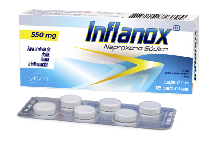 INFLANOX 550 MG 12 TAB
