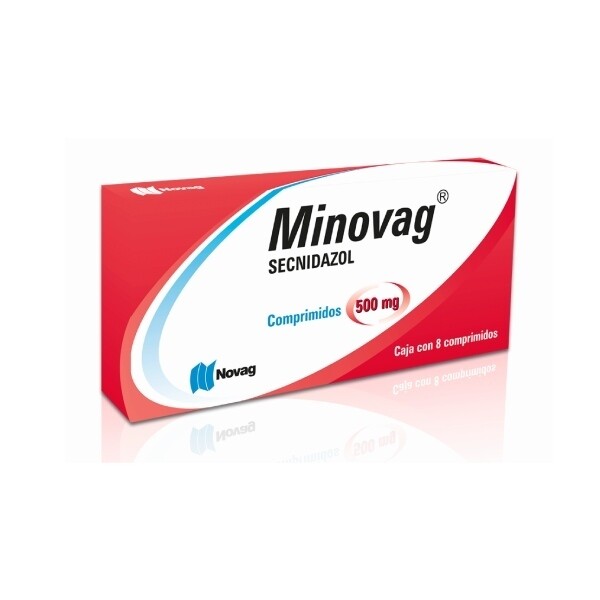 MINOVAG 500  MG 8 COMP