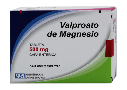 VALPROATO DE MAGNESIO 500 MG 20 TAB ARMSTRONG