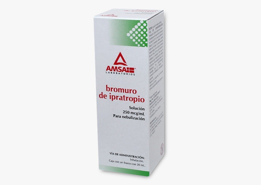 BROMURO DE IPRATROPIO 25 MG/20 ML FA AMSA