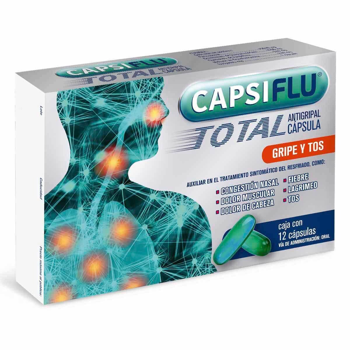 CAPSIFLU TOTAL 250/10/5/2 MG 12 CAP