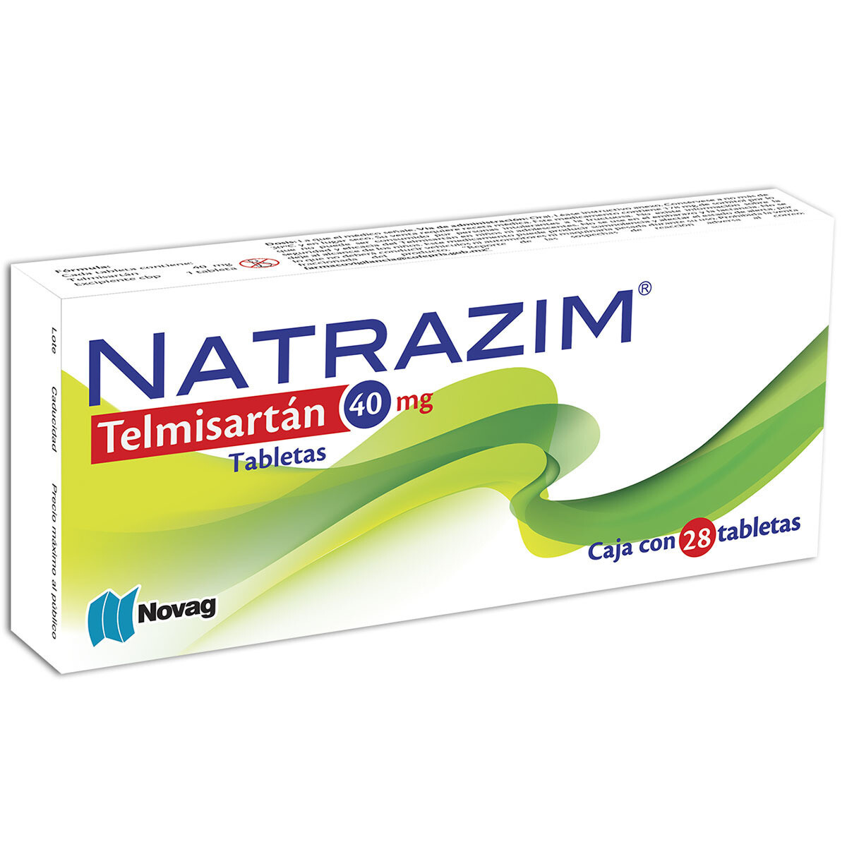 NATRAZIM 40 MG 28 TAB