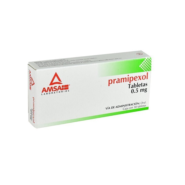 PRAMIPEXOL 0.5 MG 30 TAB AMSA