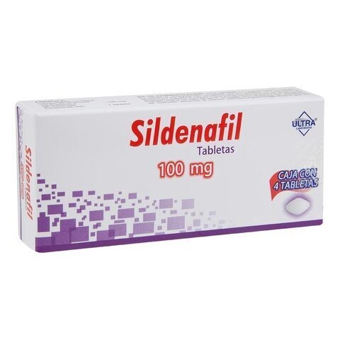 SILDENAFIL 100 MG 4 TAB ULTRA