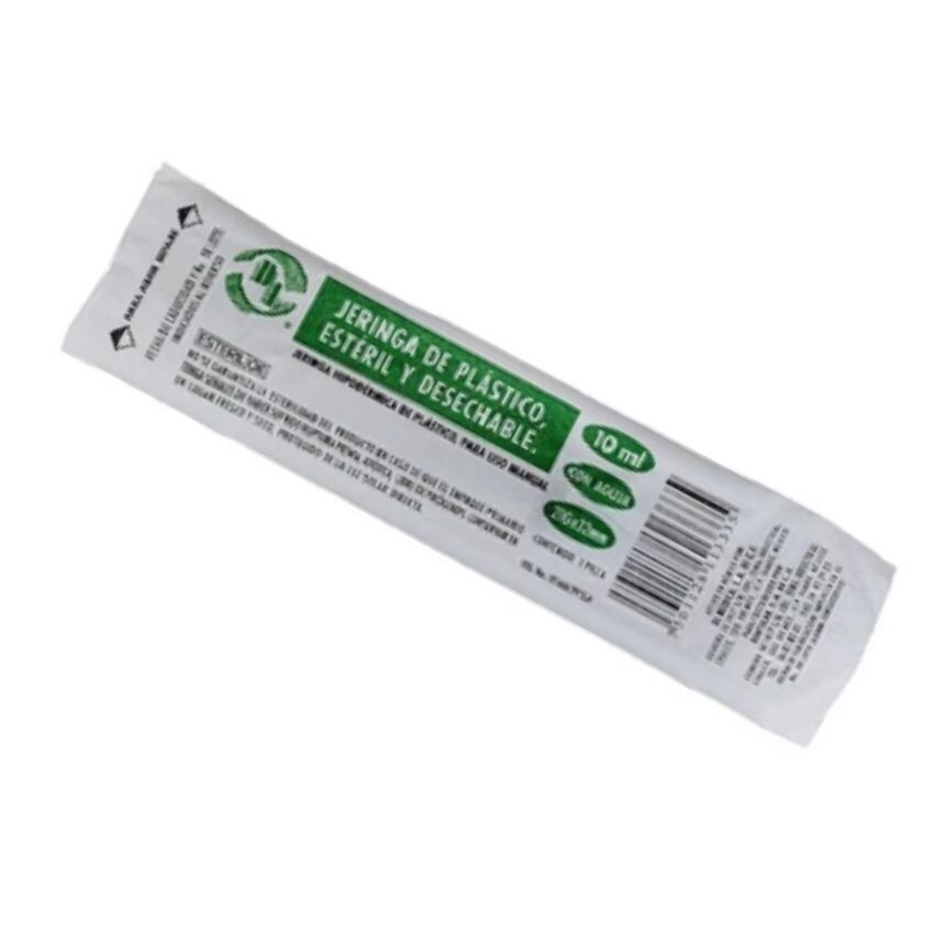 JERINGA 10 ML VERDE 22GX32MM PZA DL