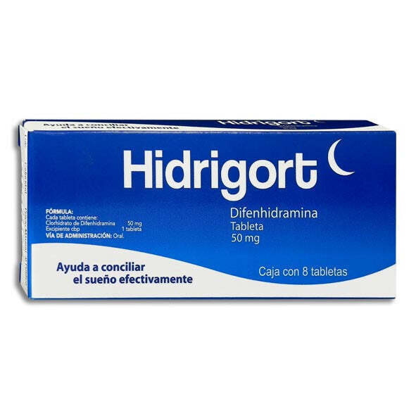 HIDRIGORT 50 MG 8 TAB