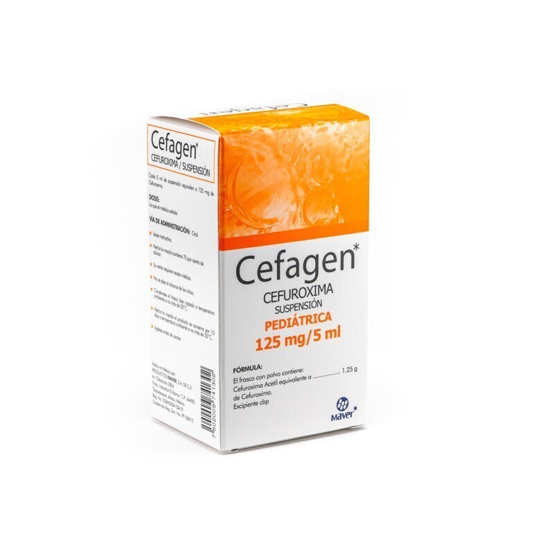 CEFAGEN 125 MG SUSP 50 ML