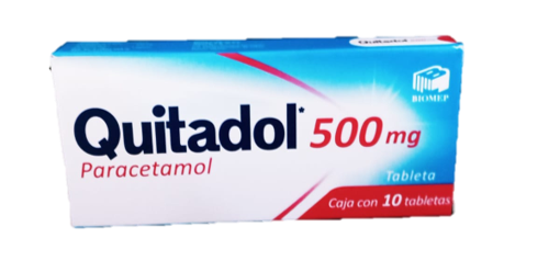 QUITADOL 500 MG 10 TAB