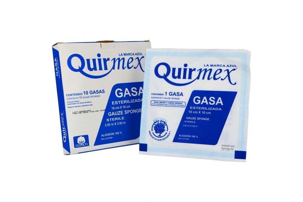 GASA 7.5X5CM 10 SOB QUIRMEX