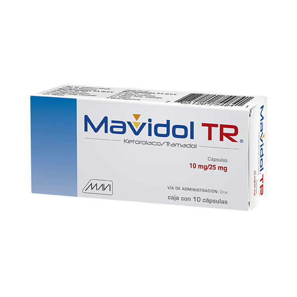 MAVIDOL TR 10/25 MG 10 CAP