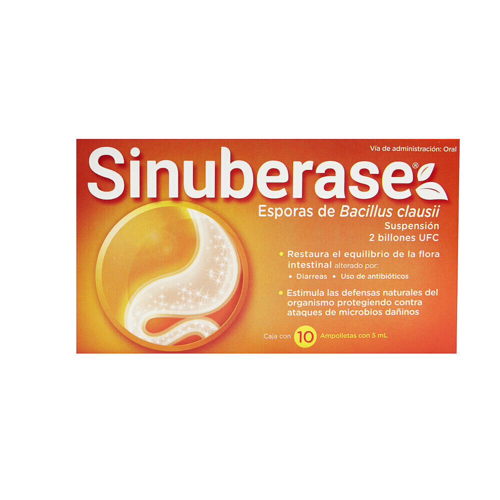 SINUBERASE 10 AMP ORALES 5 ML