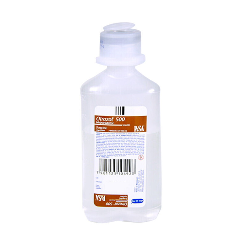 OTROZOL 500 MG/100 ML FCO AMP