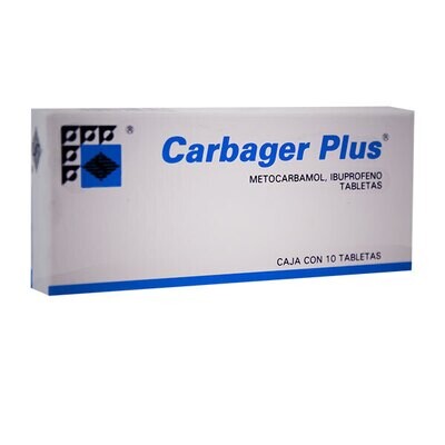 CARBAGER PLUS 300/300 MG 10 TAB