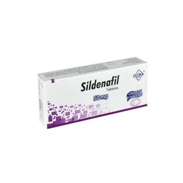 SILDENAFIL 50 MG 8 TAB ULTRA