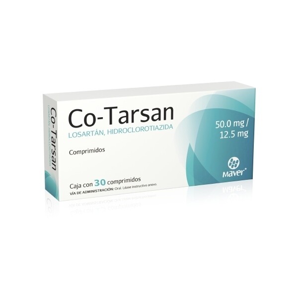 CO-TARSAN 50/12.5 MG 30 TAB