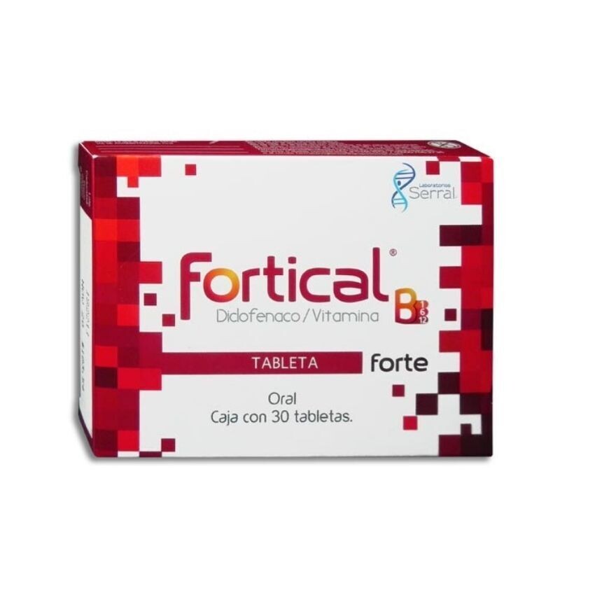 FORTICAL B 1 6 12 FORTE 50/50/50/1 MG 30 TAB