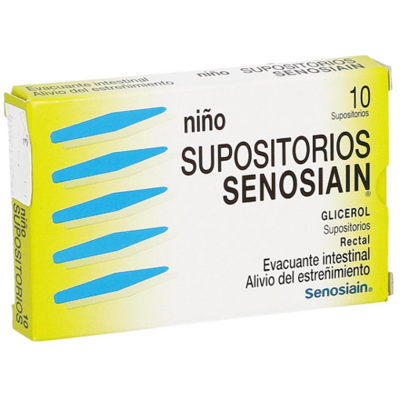 SENOSIAIN NIÑO 10 SUPOSITORIOS